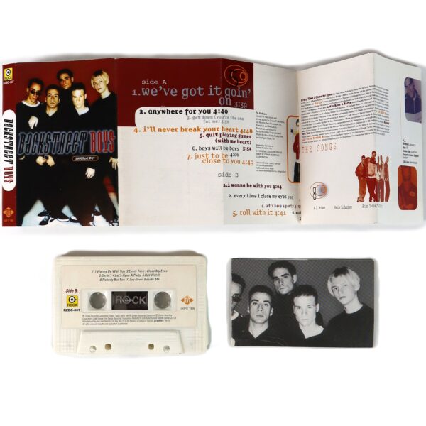 IMG_0376 Backstreet Boys - Backstreet Boys Album Korean Cassette Tape Korea Insert