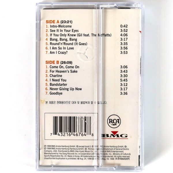 IMG_0396 Gil - Here I Am Korean Cassette Tape Korea Gil Ofarim