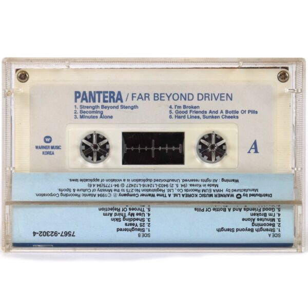 Pantera - Far Beyond Driven Album Korean Cassette Tape Korea