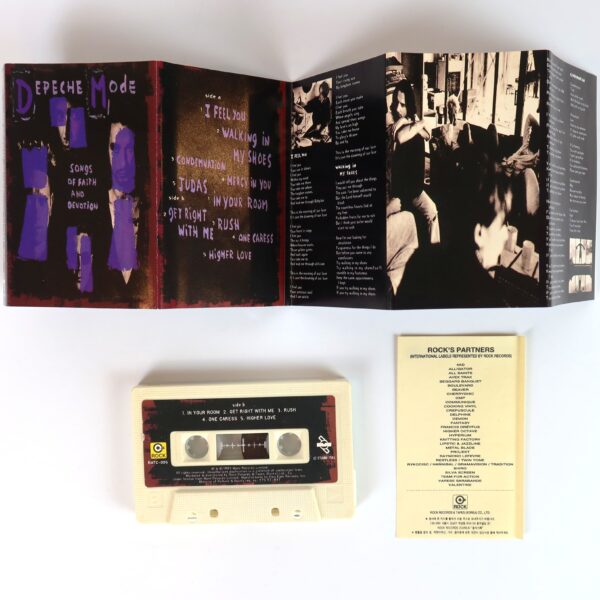 IMG_0505 Depeche Mode - Songs Of Faith And Devotion Album Korean Cassette Tape Korea