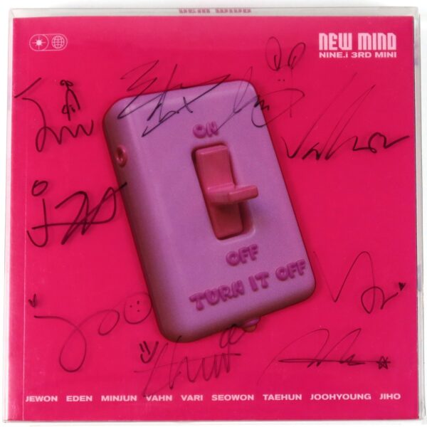 IMG_0525 NINE.i - New Mind 3rd Mini Album Signed Promo CD 2023