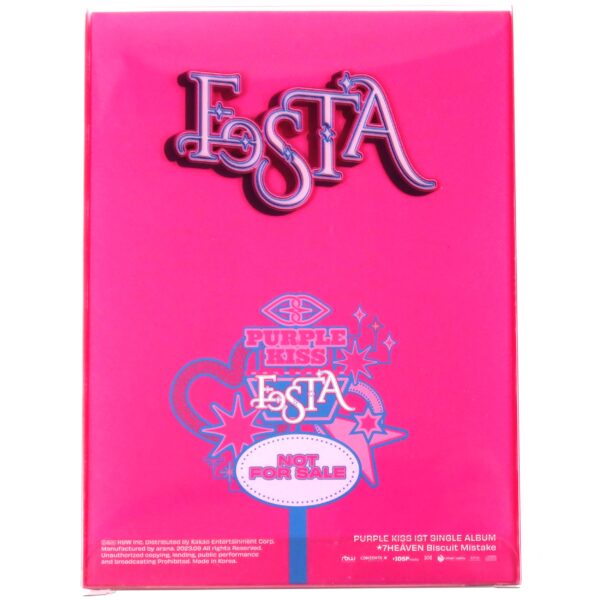 IMG_0530 Purple Kiss - Festa 1st Single Album Signed Autographed Promo CD 2023