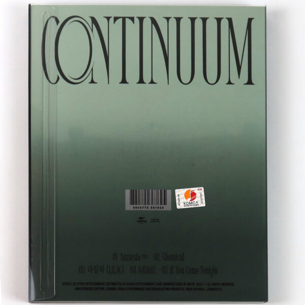 IMG_0540 Vixx - Continuum 2nd Mini Album Signed Promo CD 2023