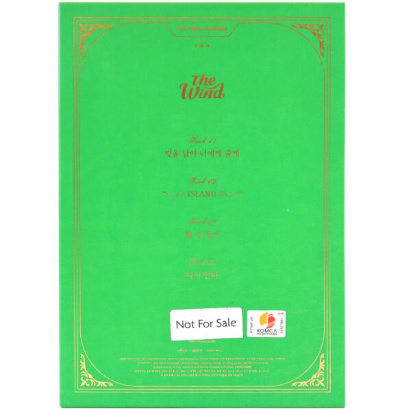The Wind - Beginning: The Wind Page [Island Ver.] 1st Mini Album Signed CD Promo