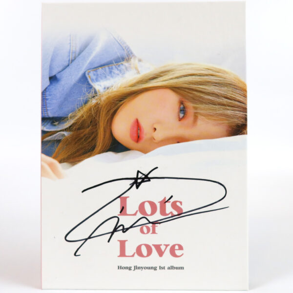 IMG_0585 Hong Jin Young - Lots of Love 1st Album Signed CD Album Trot 2019