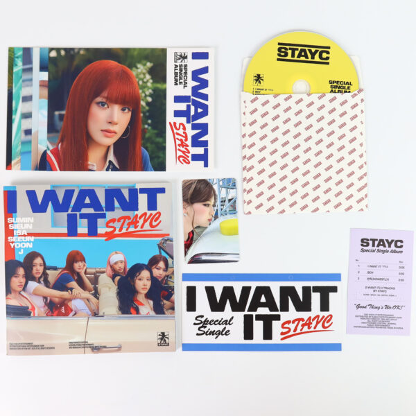 Stayc - I Want It [Burn Ver.] Special Single Album Signed Promo CD 2025