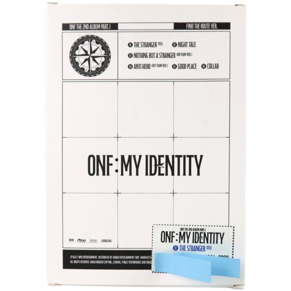 ONF - My Identity [Find The Route Ver.] 2nd Album Signed CD Promo 2025 [read]