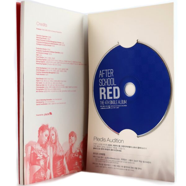 IMG_0676 After School - Red 4th Single Album CD + Postcard 2011