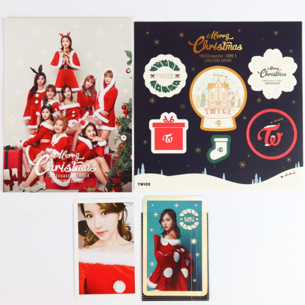 TWICE ミナ トレカ クリスマスエディション ホロ Twice – Twicecoaster: Lane 1 Christmas Edition CD Album Mina