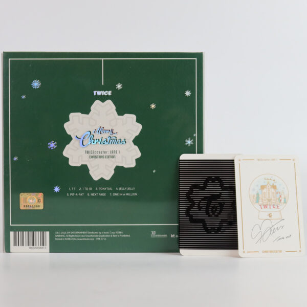 IMG_0687 Twice – Twicecoaster: Lane 1 Christmas Edition CD Album Sana Photocard Set