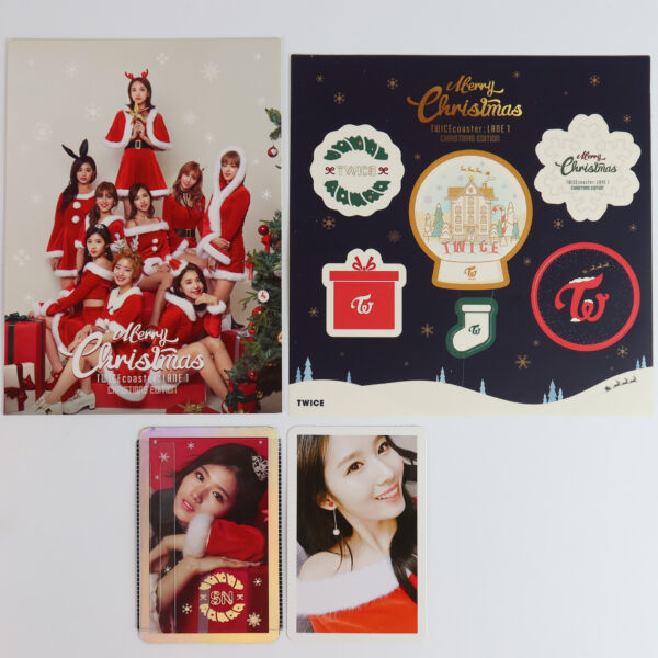 IMG_0689 Twice – Twicecoaster: Lane 1 Christmas Edition CD Album Sana Photocard Set