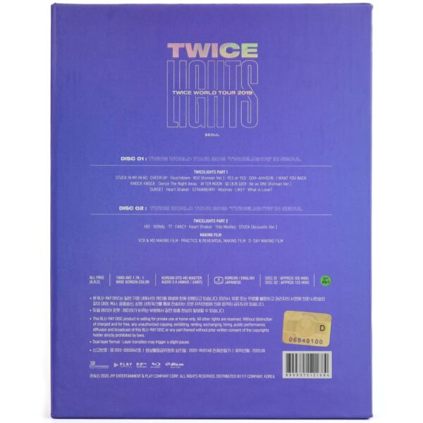 Twice - Twicelights World Tour 2019 Blu-Ray [no bookmark]