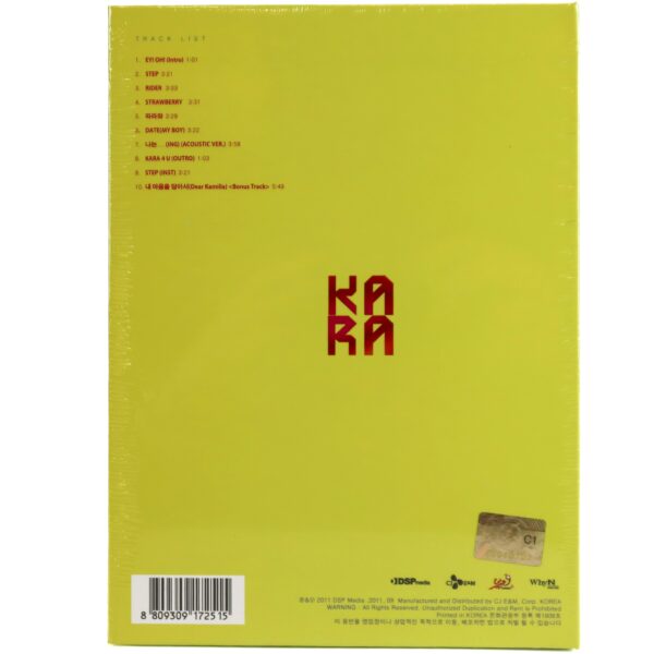 Kara - Step 3rd Album Sealed CD 2011