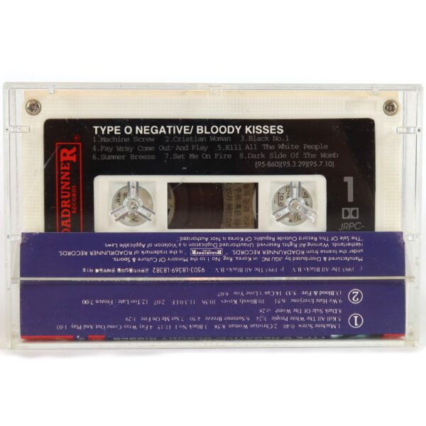 Type O Negative - Bloody Kisses Album Korean Cassette Tape Korea