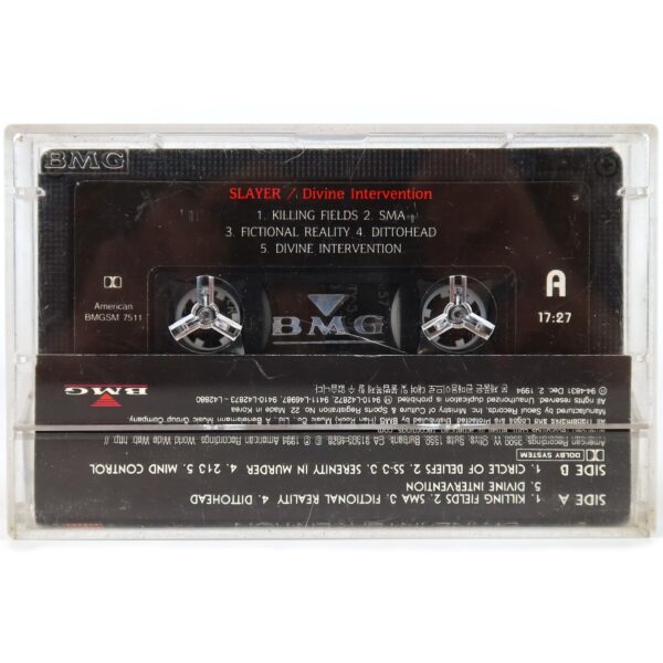 IMG_0780 Slayer - Divine Intervention Album Korean Cassette Tape Korea