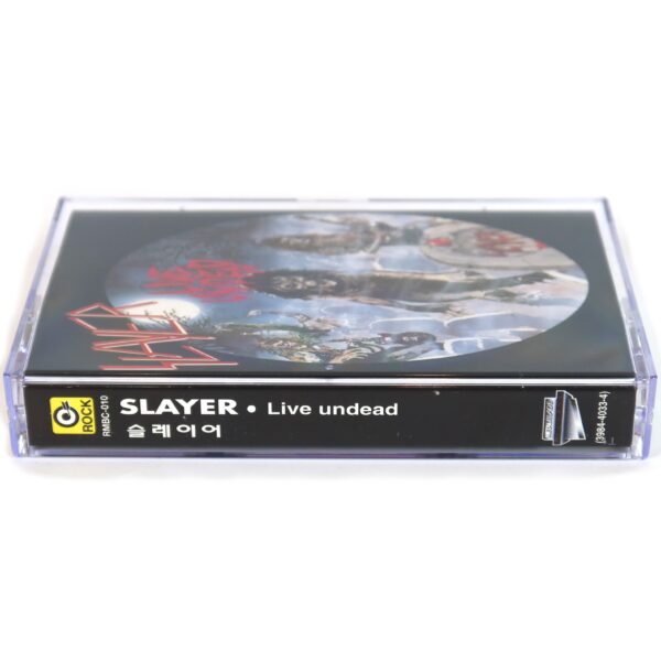 IMG_0785 Slayer - Live Undead Album Korean Cassette Tape Korea