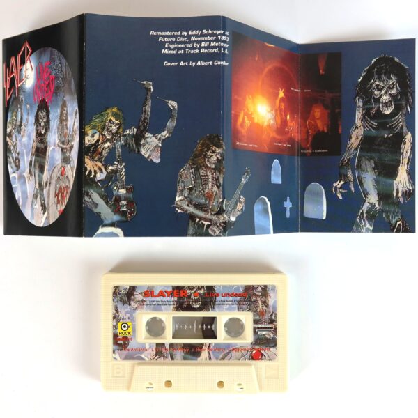 IMG_0788 Slayer - Live Undead Album Korean Cassette Tape Korea