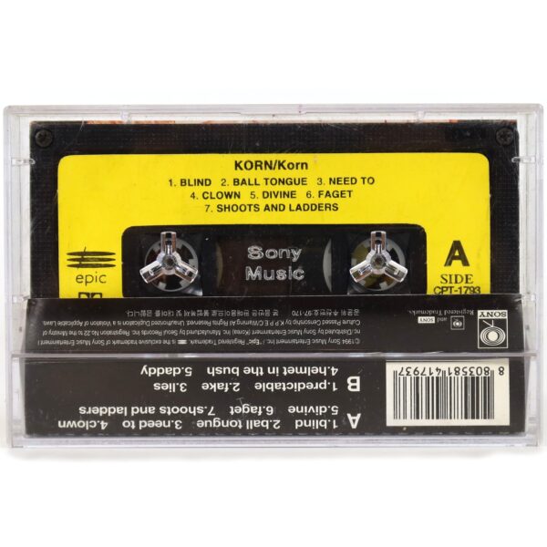 Korn - Korn Album Korean Cassette Tape Korea