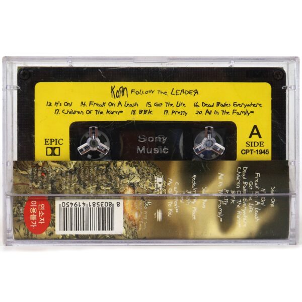 Korn - Follow The Leader Album Korean Cassette Tape Korea