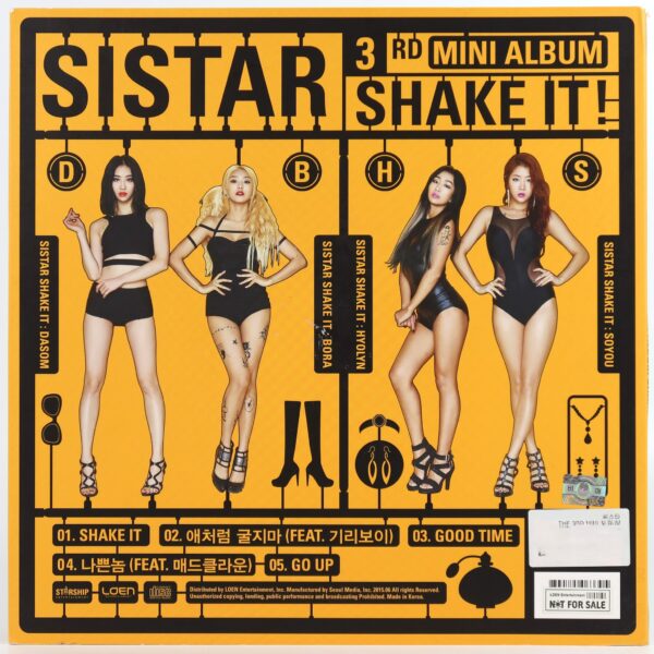 Sistar - Shake It! [Dasom Version] 3rd Mini Album Signed Promo CD 2015