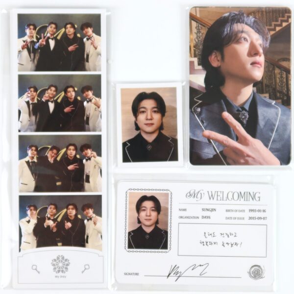 IMG_0830 Day6 Photocard + Membership Card + ID Photo + 4Cut Photo Set From 5th Fanclub