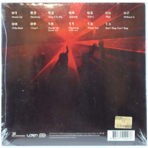 2PM - Hands Up 2nd Album Sealed CD 2011