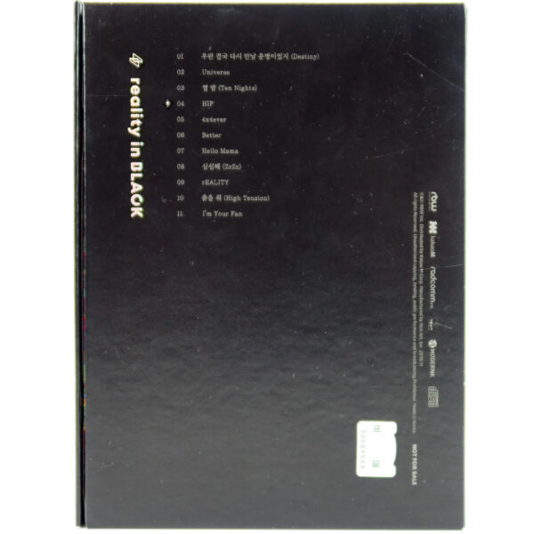 Mamamoo - Reality In Black 2nd Album Promo CD Printed Signatures 2019