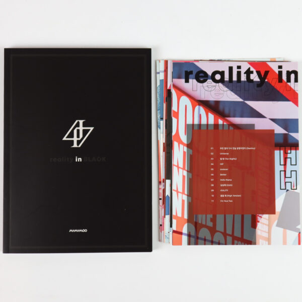 Mamamoo - Reality In Black 2nd Album Promo CD Printed Signatures 2019