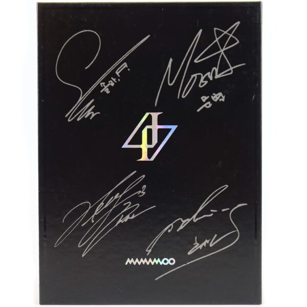 Mamamoo - Reality In Black 2nd Album Promo CD Printed Signatures 2019 [read]