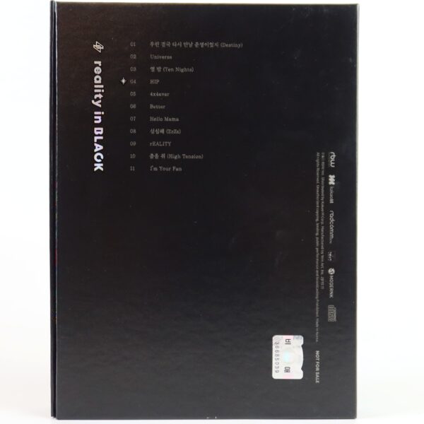 Mamamoo - Reality In Black 2nd Album Promo CD Printed Signatures 2019 [read]