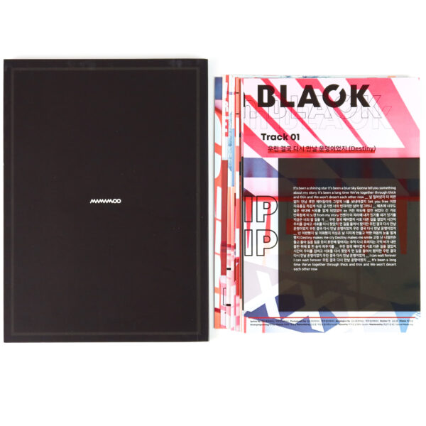 Mamamoo - Reality In Black 2nd Album Promo CD Printed Signatures 2019 [read]