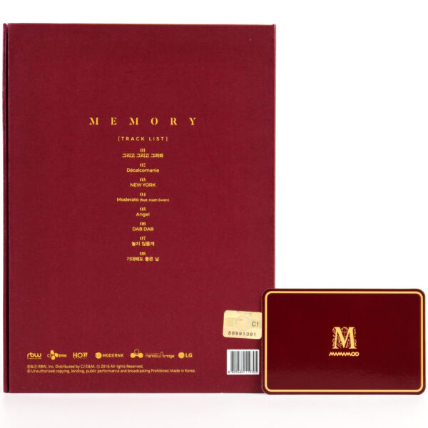 Mamamoo - Memory 4th Mini Album CD Group Photocard 2016