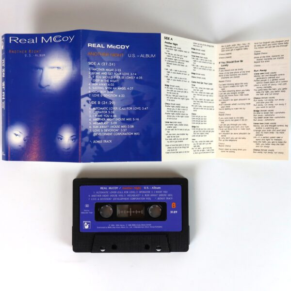 Real McCoy ‎– Another Night U.S.-Album Cassette Tape Korea
