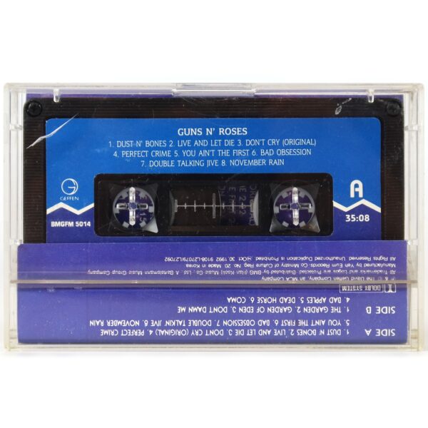 IMG_1068 Guns N' Roses - Use Your Illusion I Album Korean Cassette Tape Korea
