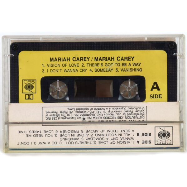 Mariah Carey - Mariah Carey Album Korean Cassette Tape Korea [CBS]