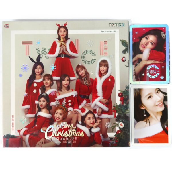 IMG_1139 Twice – Twicecoaster: Lane 1 Christmas Edition CD Album Sana Photocard Set