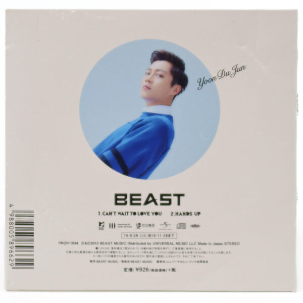 Beast - Can't Wait To Love You Single Album Japan CD 2015 [read]