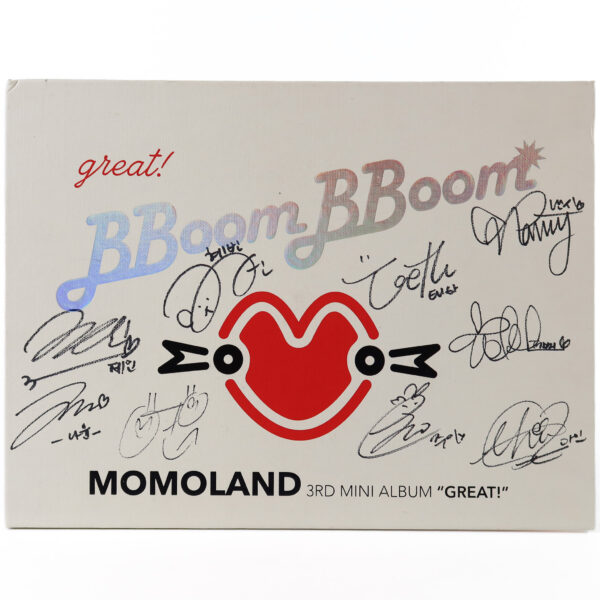 IMG_1191 Momoland - Great 3rd Mini Album Signed Autographed CD Promo 2018