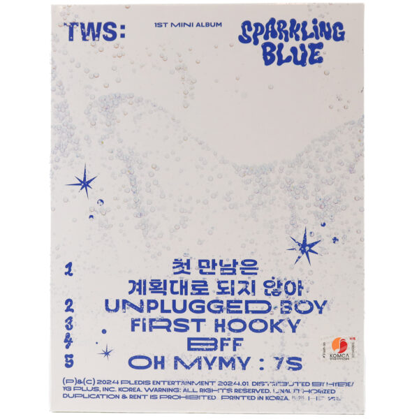 TWS - Sparkling Blue 1st Mini Album Signed Promo CD 2024