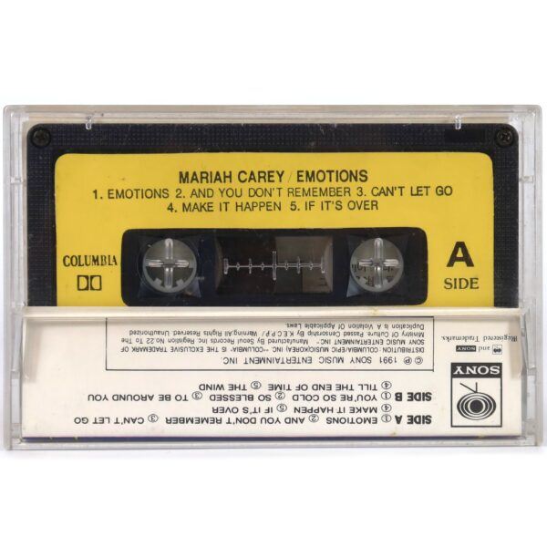 IMG_1261 Mariah Carey - Emotions Album Korean Cassette Tape Korea