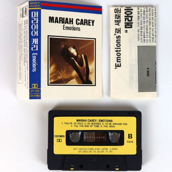 IMG_1264 Mariah Carey - Emotions Album Korean Cassette Tape Korea