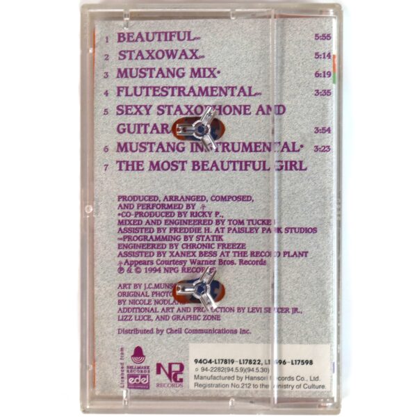 IMG_1275 Prince - The Beautiful Experience Album Korean Cassette Tape Korea