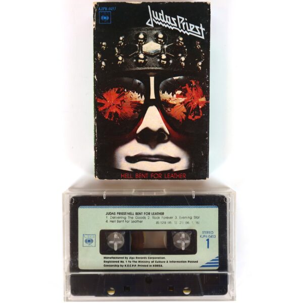 IMG_1306 Judas Priest - Hell Bent For Leather Album Korean Early Cassette Tape Korea