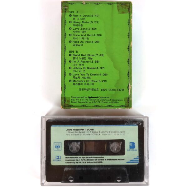 Judas Priest - Ram It Down Album Korean Cassette Tape Korea [read]