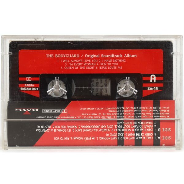 The Bodyguard Original Soundtrack Album Cassette Tape Korea OST Whitney Houston