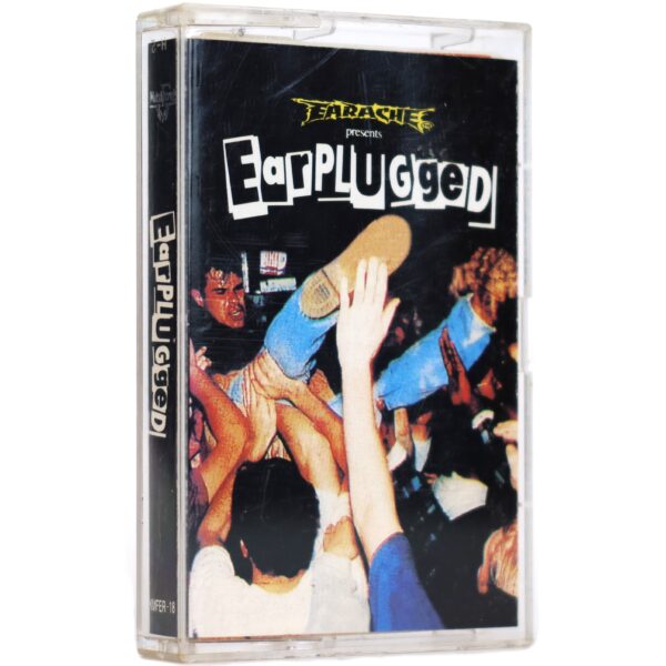 IMG_1321 Earplugged Earache Compilation Album Cassette Tape Korea Napalm Death Carcass