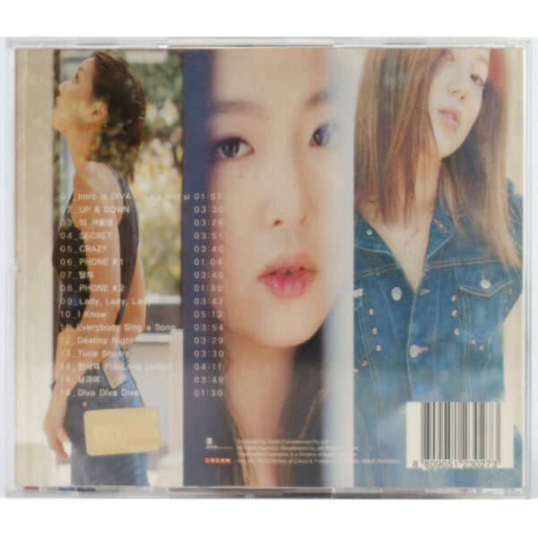 IMG_1491 Diva - Naughty Diva 4th Album CD K-Pop 2000
