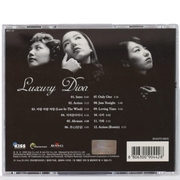 Diva - Luxury Diva 6th Album CD K-Pop 2002
