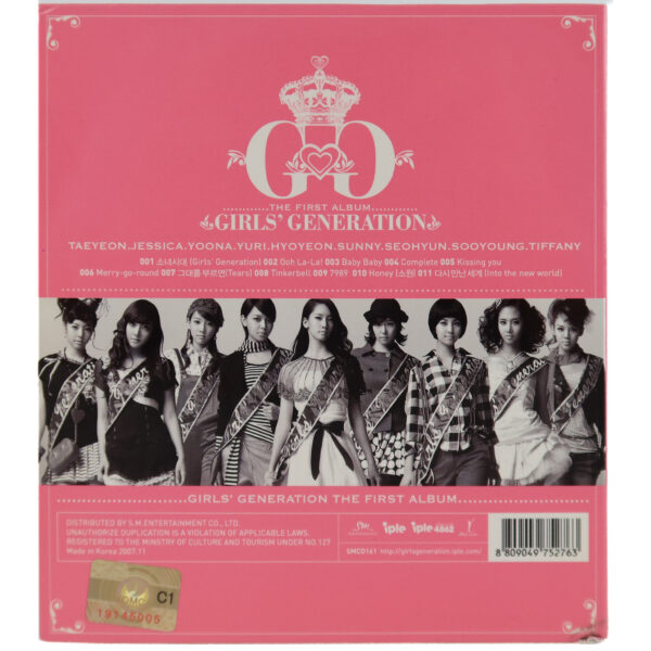 IMG_1590 Girls' Generation - The First Album CD 2007
