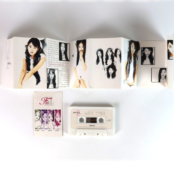 IMG_1660 Fin.k.l - White 2nd Album Cassette Tape + Insert 90s K-Pop 1998